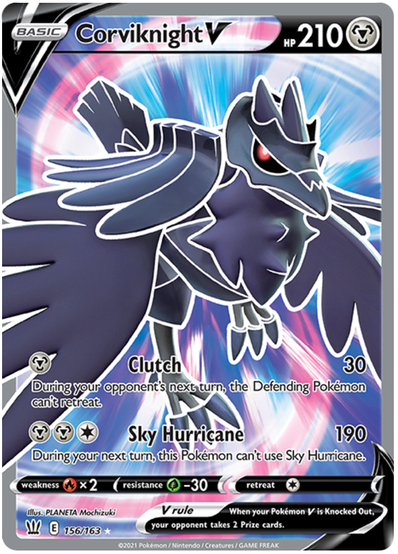 Corviknight V (156/163) [Sword & Shield: Battle Styles] | Enigma On Main