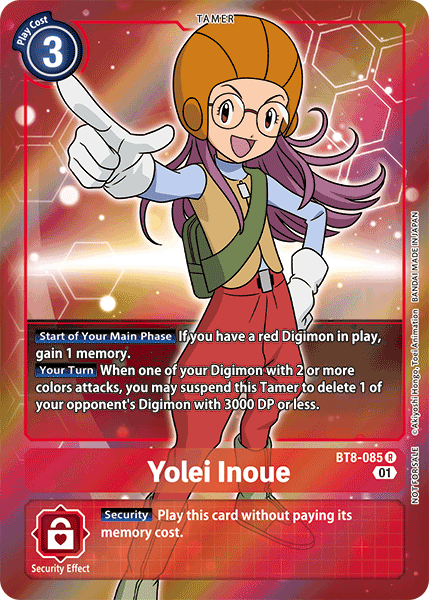 Yolei Inoue [BT8-085] (Alternative Art - Box Topper) [New Awakening] | Enigma On Main