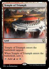 Temple of Triumph [Phyrexia: All Will Be One Commander] | Enigma On Main