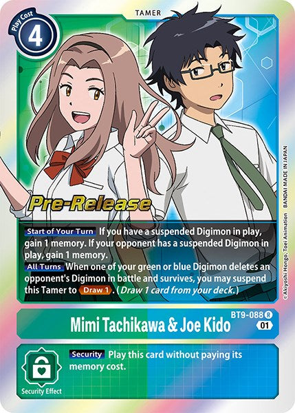 Mimi Tachikawa & Joe Kido [BT9-088] [X Record Pre-Release Promos] | Enigma On Main