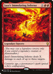 Jaya's Immolating Inferno [The List] | Enigma On Main