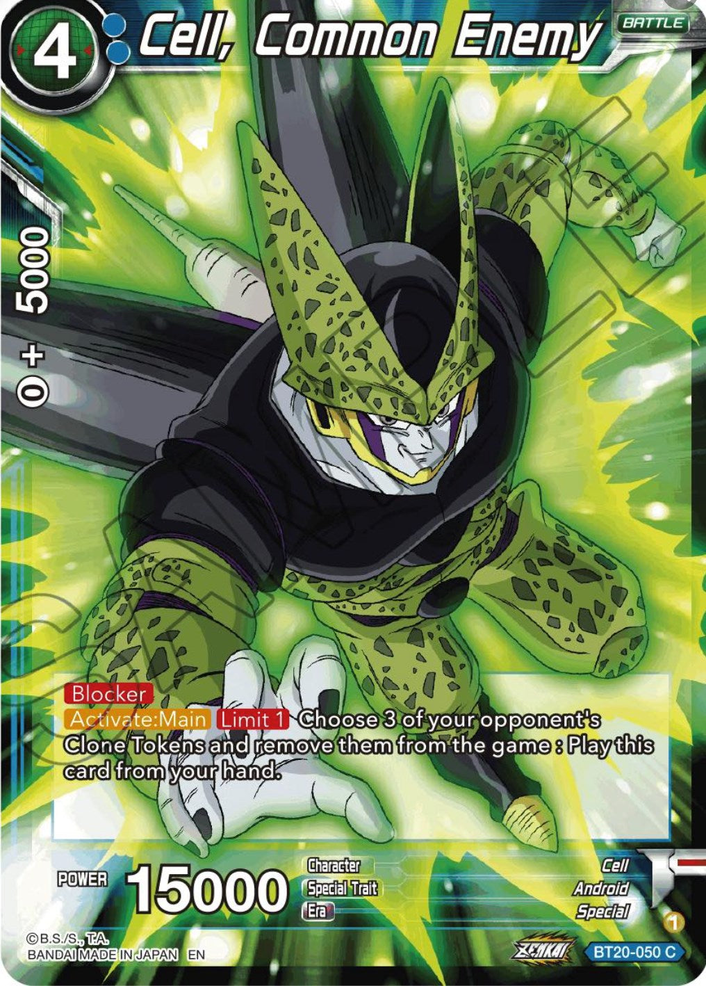Cell, Common Enemy (BT20-050) [Power Absorbed] | Enigma On Main