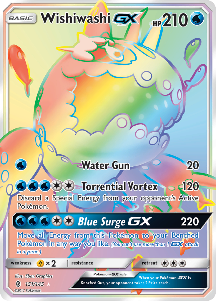 Wishiwashi GX (151/145) [Sun & Moon: Guardians Rising] | Enigma On Main