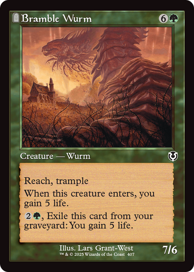 Bramble Wurm (Retro Frame) [Innistrad Remastered] | Enigma On Main