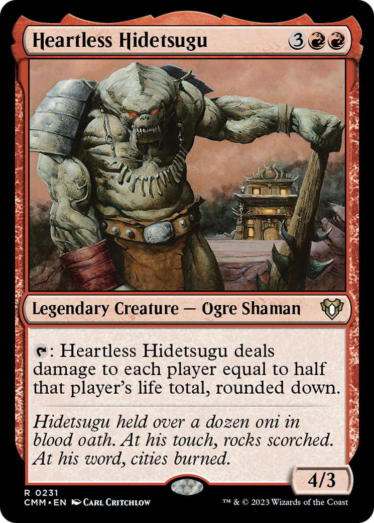 Heartless Hidetsugu [Commander Masters] | Enigma On Main