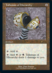 Talisman of Hierarchy (Foil Etched) [Secret Lair Drop Series] | Enigma On Main