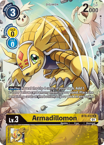 Armadillomon [BT8-033] (Alternate Art) [New Awakening] | Enigma On Main