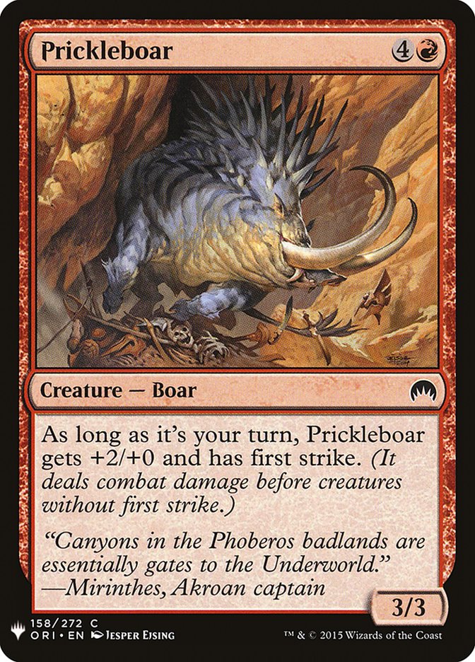 Prickleboar [Mystery Booster] | Enigma On Main