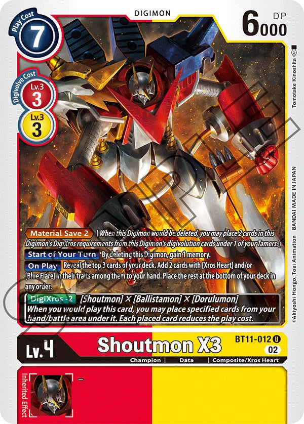 Shoutmon X3 [BT11-012] [Dimensional Phase] | Enigma On Main