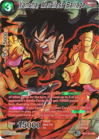 Yamcha, Merciless Barrage (SPR) (BT10-008) [Rise of the Unison Warrior 2nd Edition] | Enigma On Main