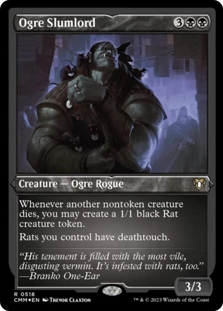 Ogre Slumlord (Foil Etched) [Commander Masters] | Enigma On Main