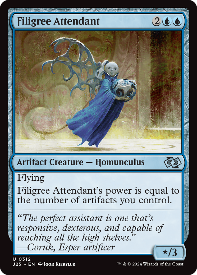 Filigree Attendant [Foundations Jumpstart] | Enigma On Main