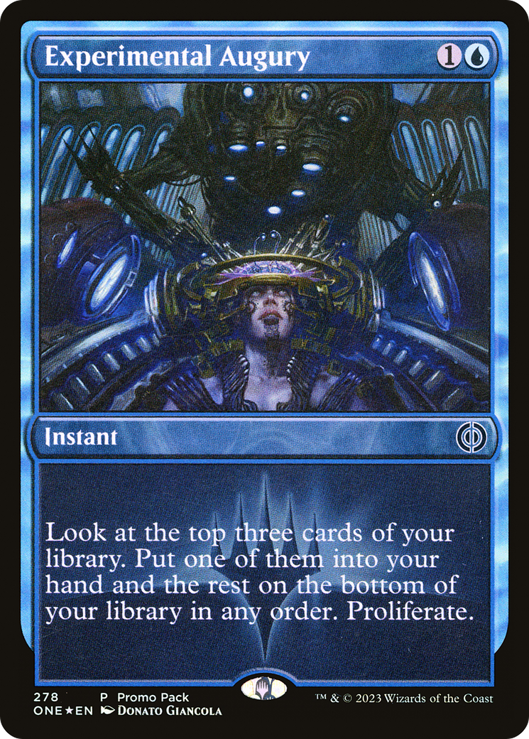 Experimental Augury (Promo Pack) [Phyrexia: All Will Be One Promos] | Enigma On Main