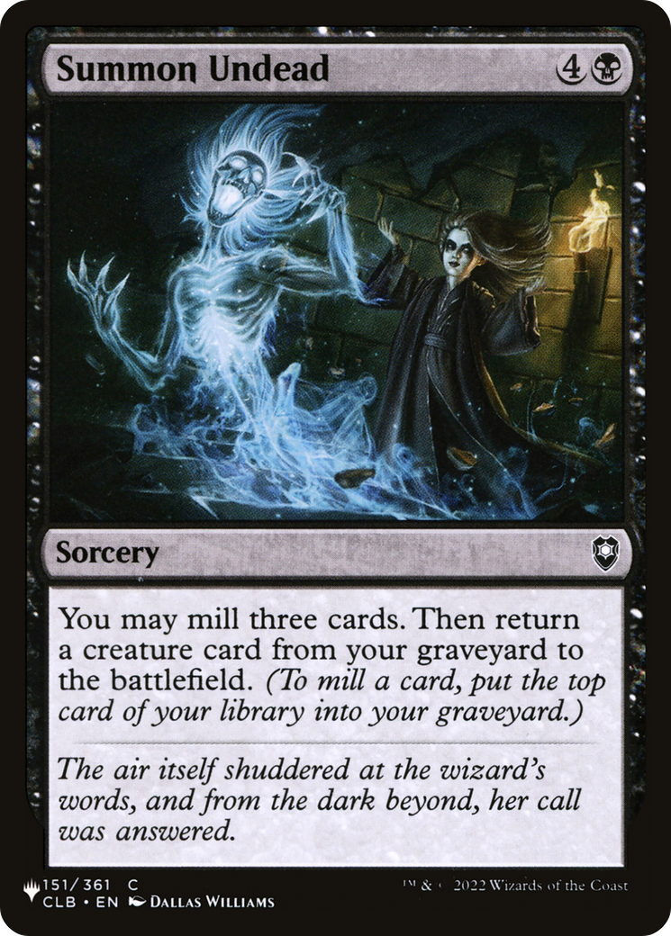 Summon Undead [The List] | Enigma On Main