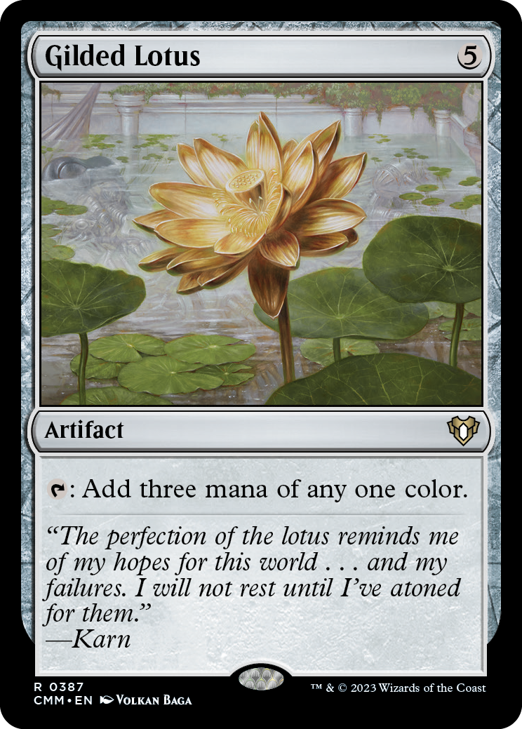 Gilded Lotus [Commander Masters] | Enigma On Main