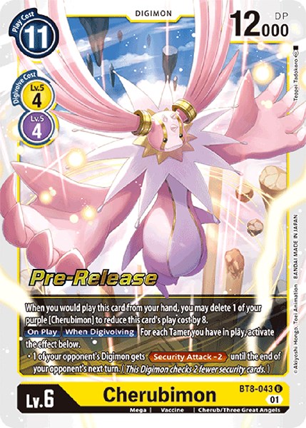 Cherubimon [BT8-043] [New Awakening Pre-Release Cards] | Enigma On Main