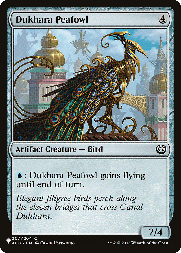 Dukhara Peafowl [The List Reprints] | Enigma On Main