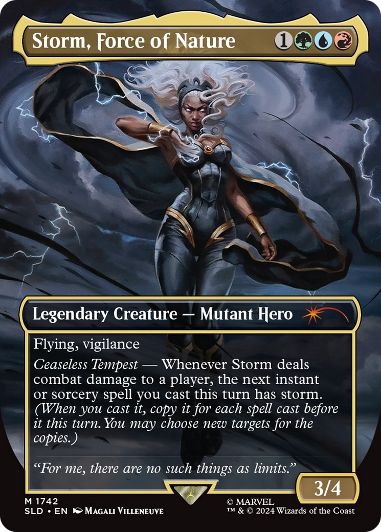 Storm, Force of Nature (Rainbow Foil) [Secret Lair Drop Series] | Enigma On Main