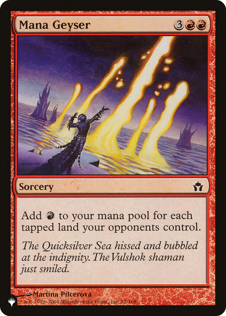 Mana Geyser [The List] | Enigma On Main