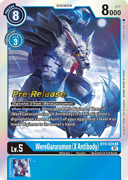 WereGarurumon (X Antibody) [BT9-028] [X Record Pre-Release Promos] | Enigma On Main