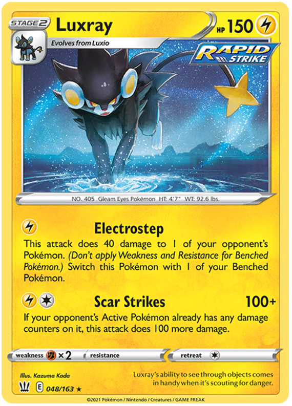 Luxray (048/163) [Sword & Shield: Battle Styles] | Enigma On Main