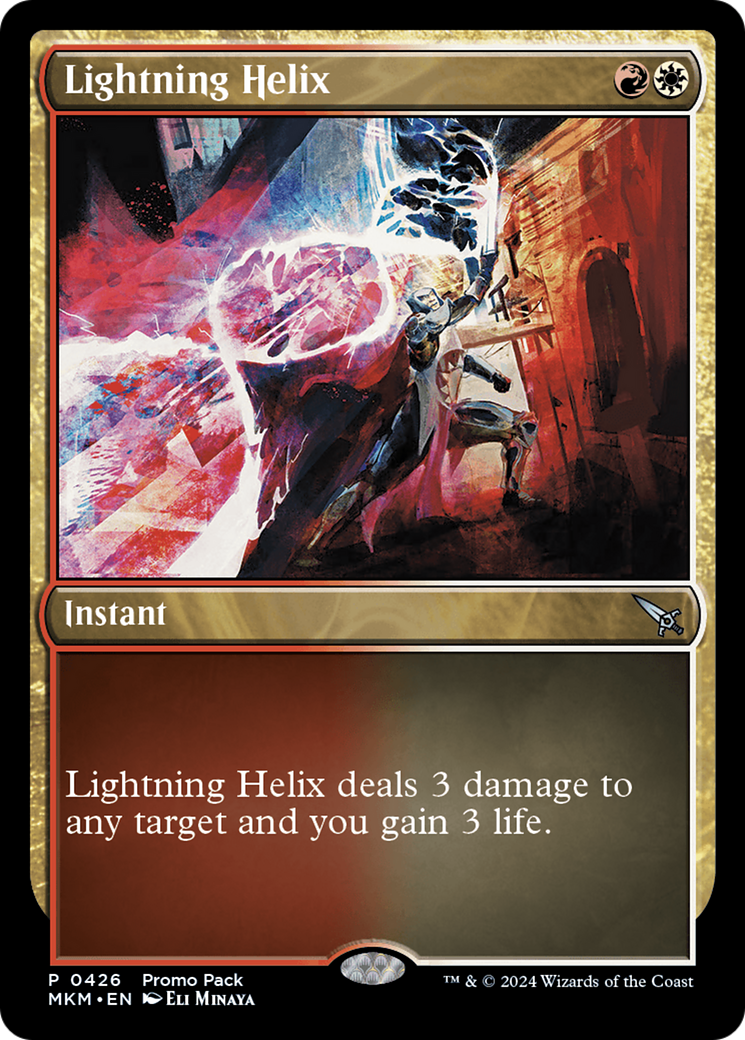 Lightning Helix (Promo Pack) [Murders at Karlov Manor Promos] | Enigma On Main