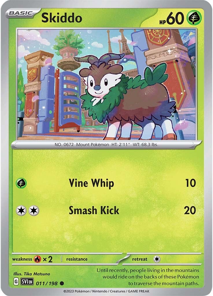 Skiddo (011/198) [Scarlet & Violet: Base Set] | Enigma On Main