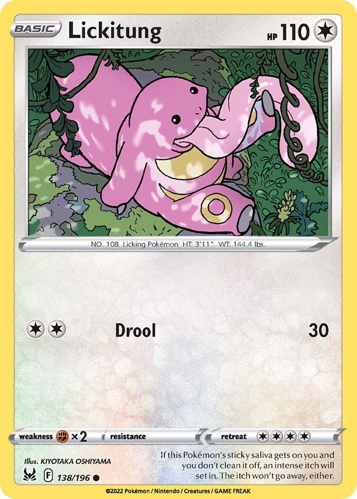 Lickitung (138/196) [Sword & Shield: Lost Origin] | Enigma On Main