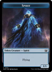 Spirit (9) // Spirit (13) Double-Sided Token [March of the Machine Commander Tokens] | Enigma On Main