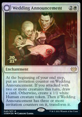 Wedding Announcement // Wedding Festivity [Innistrad: Crimson Vow Prerelease Promos] | Enigma On Main