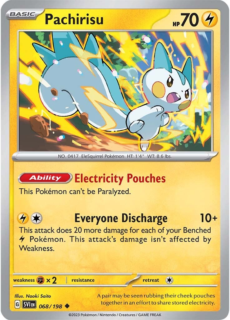 Pachirisu (068/198) [Scarlet & Violet: Base Set] | Enigma On Main