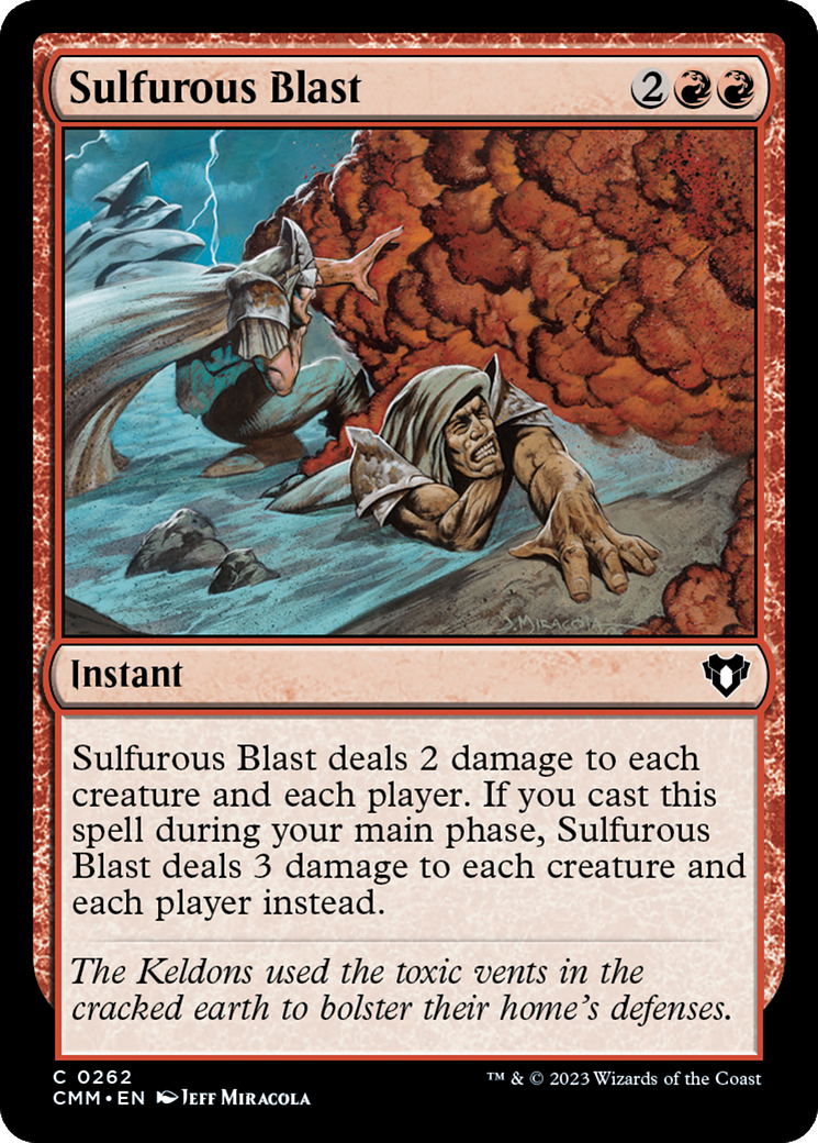 Sulfurous Blast [Commander Masters] | Enigma On Main