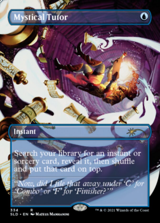 Mystical Tutor (Borderless) [Secret Lair Drop Series] | Enigma On Main