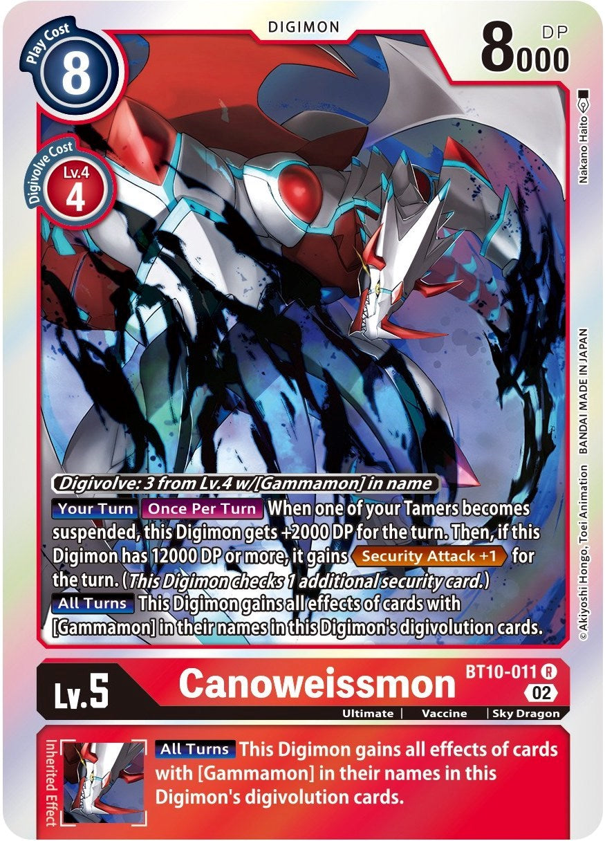 Canoweissmon [BT10-011] [Xros Encounter] | Enigma On Main