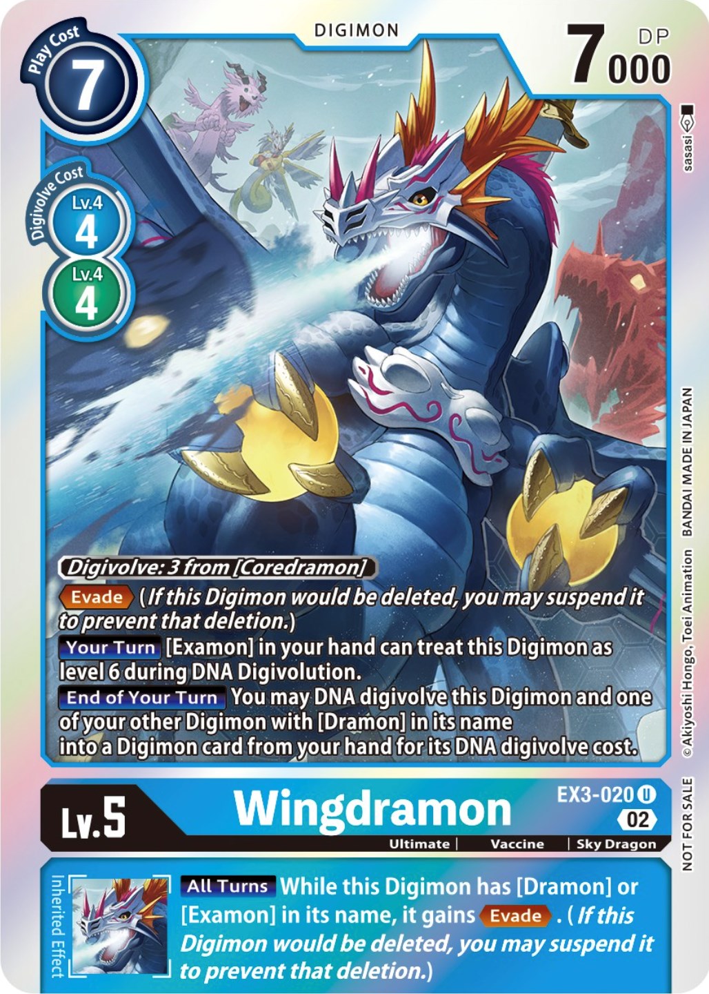 Wingdramon [EX3-020] (Alternate Art) [Draconic Roar] | Enigma On Main