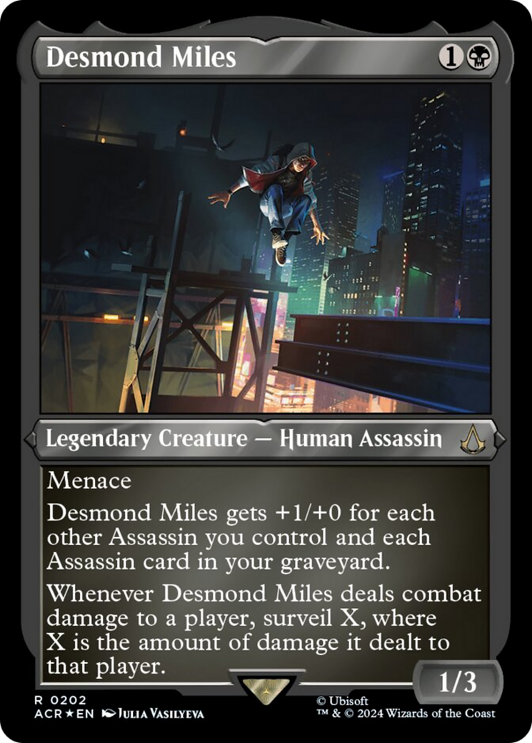 Desmond Miles (Foil Etched) [Assassin's Creed] | Enigma On Main