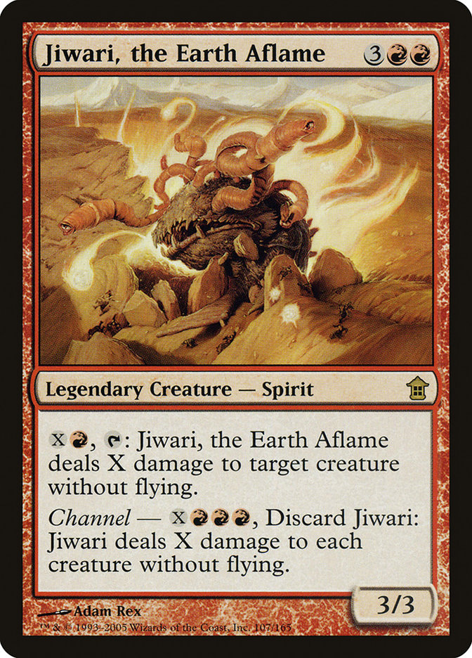 Jiwari, the Earth Aflame [Saviors of Kamigawa] | Enigma On Main