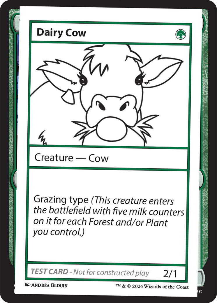 Dairy Cow [Mystery Booster 2 Playtest Cards] | Enigma On Main