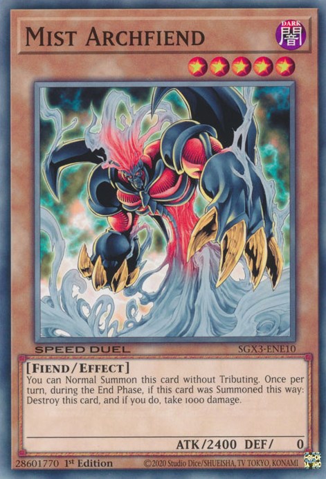 Mist Archfiend [SGX3-ENE10] Common | Enigma On Main