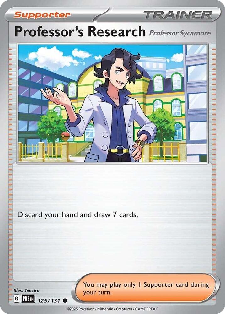Professor's Research (125/131) [Professor Sycamore] [Scarlet & Violet: Prismatic Evolutions] | Enigma On Main