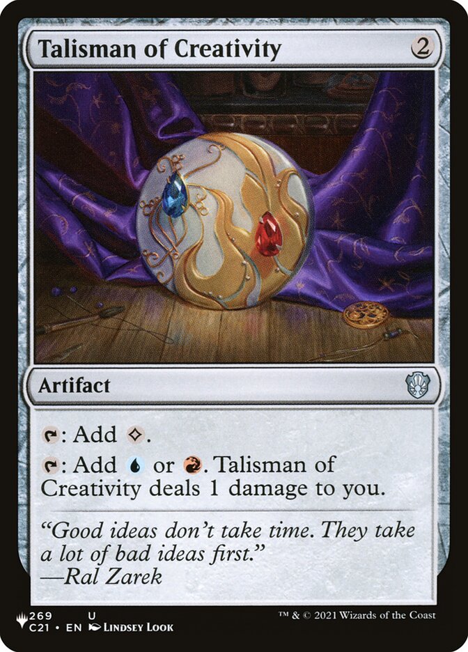 Talisman of Creativity [Secret Lair: Heads I Win, Tails You Lose] | Enigma On Main