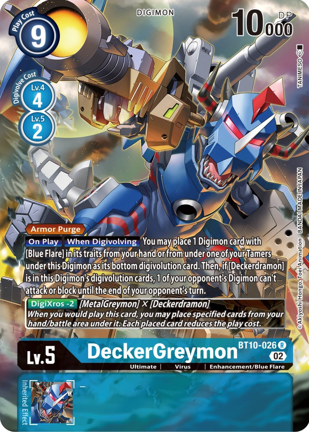 DeckerGreymon [BT10-026] (Alternate Art) [Xros Encounter] | Enigma On Main