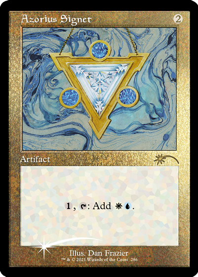 Azorius Signet (Retro) (Foil Etched) [Secret Lair Drop Series] | Enigma On Main