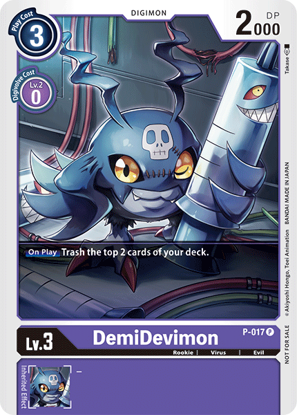 DemiDevimon [P-017] [Promotional Cards] | Enigma On Main