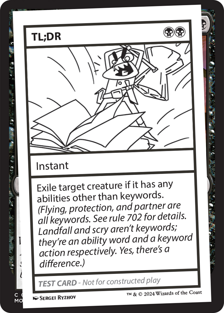 TL;DR [Mystery Booster 2 Playtest Cards] | Enigma On Main