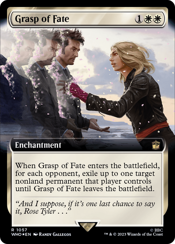 Grasp of Fate (Extended Art) (Surge Foil) [Doctor Who] | Enigma On Main