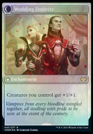 Wedding Announcement // Wedding Festivity [Innistrad: Crimson Vow Prerelease Promos] | Enigma On Main