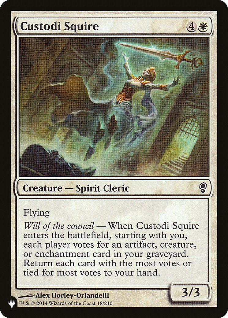 Custodi Squire [The List Reprints] | Enigma On Main