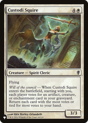 Custodi Squire [The List Reprints] | Enigma On Main