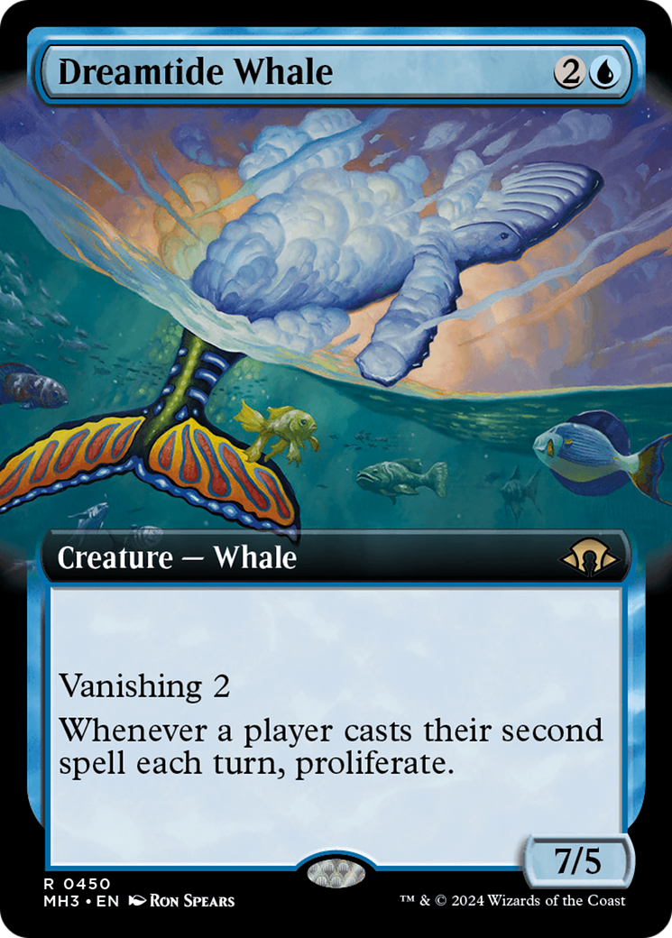 Dreamtide Whale (Extended Art) [Modern Horizons 3] | Enigma On Main